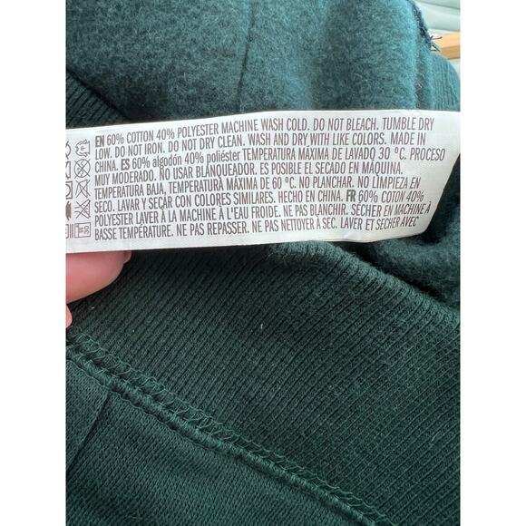 Green Bay Packers Hoodie Sz S Pullover Large SpellOut NFL Tag Football G Patches - Picture 6 of 6